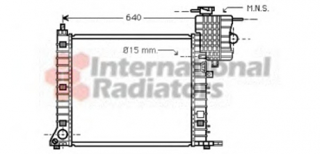 Радiатор Van Wezel 30002264