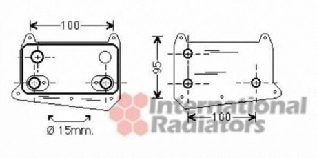 Радіатор масляний MB W/S210 - W163 Van Wezel 30003552