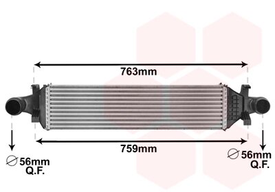 Інтеркулер MERCEDES-BENZ A-Series 1.5D 12- Van Wezel 30004659