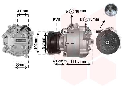 Автозапчастина Van Wezel 3201K701