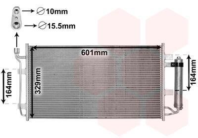 Радіатор кондиціонера Van Wezel 33005387