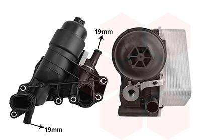 Радіатор масляний RENAULT MEGANE/ SCENIC 16+ Van Wezel 33013709