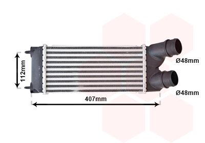 Інтеркулер CITROEN BERLINGO/ PEUGEOT PARTNER 08>18 Van Wezel 40004337