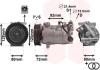 Компресор кондиціонера RENAULT MEGANE/SCENIC 2009- Van Wezel 4300K489 (фото 1)