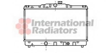 Радiатор охолодження Van Wezel 53002115