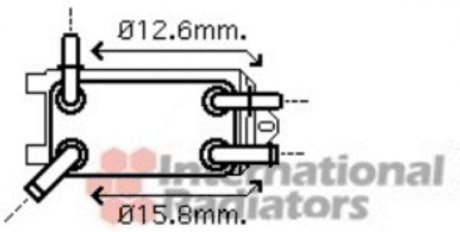 Радіатор оливи Van Wezel 59003135