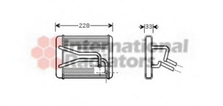 Радiатор KIA CARENS I (02-) Van Wezel 83006048