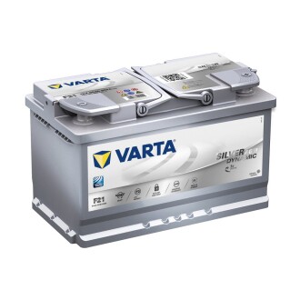 Акумулятор 80Ah-12v Start-Stop Plus AGM (315х175х190), R, EN 800 VARTA 580 901 080