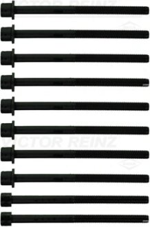 Комплект болтів з головкою системи TORX з чорного металу VICTOR REINZ 14-10882-02