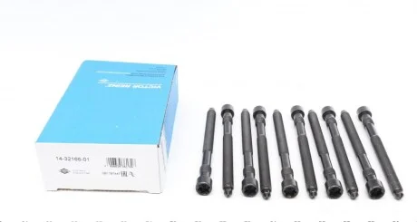 Комплект болтів з головкою системи TORX з чорного металу VICTOR REINZ 14-32166-01