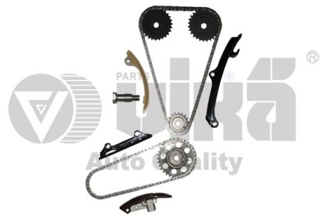 Ремкомплект цепи с звездочками и планками VW Golf (91-97,97-99,9-06),T4/Seat Toledo (98-00) VIKA 11091800301