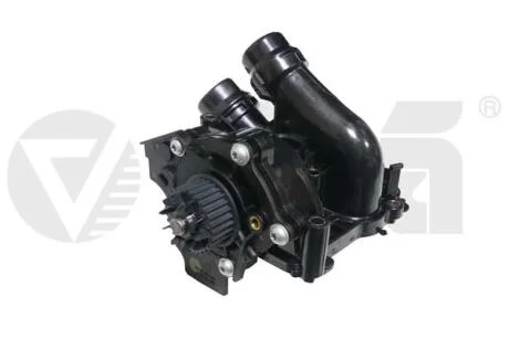 Насос водяной с термостатом Skoda Octavia (09-13)/VW Golf (07-14),Jetta (06-14),Passat (09-11),Tiguan (08-11)/Seat Leon (06-10) VIKA 11211504401