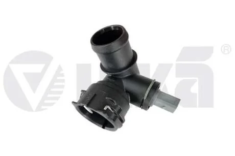 Фланець системи охолодження (трійник) з датчиком Audi A3/Skoda Octavia, Superb/VW Golf, Passat/Seat Leon 1.0,1.2,1.4,1.6 (13-20) VIKA 11221789801