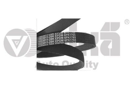 Ремінь поліклиновий 6PK1873 Skoda Fabia (01-14)/VW Polo (01-09,09-) VIKA 12600636201