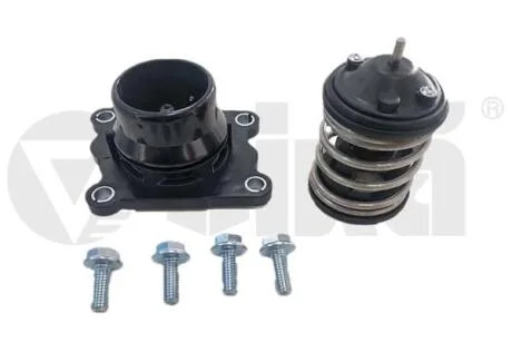 Термостат з кришкою 87°C BMW 1, 3, 5, 7 X1, X3, X5, X6 1.6D, 2.0D, 3.0D (07-17) VIKA 19772401