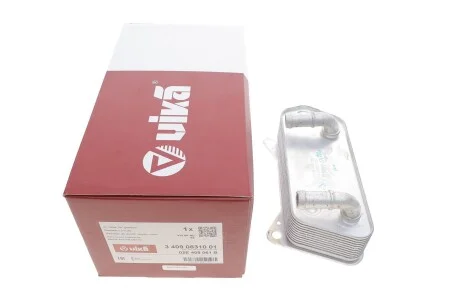 Радіатор масляний Skoda Octavia (04-13,14-)/VW Golf (04-), Jetta (06-), Passat (06-), Tiguan (12-)-/Audi A3 (04-13), TT (07-) VIKA 34090831001