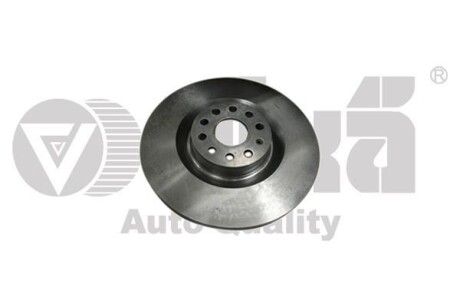 Диск тормозной передний VW Golf (06-),Jetta (06-11),Passat (06-12))/Seat Leon (06-10) (чорний 345*30мм) VIKA 66151595701