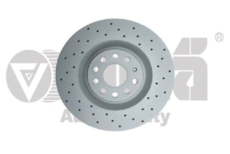 Диск тормозной передний Skoda Superb (08-13)/VW Golf (06-13),Passat (06-11) перфорированный (Geomet) VIKA 66151717001
