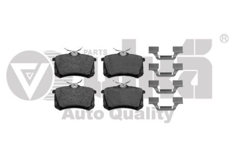 Колодки тормозные задние Skoda Octavia (01-11)/VW Golf (96-03)/Seat Leon (00-06),Toledo (99-04) VIKA 66980001501
