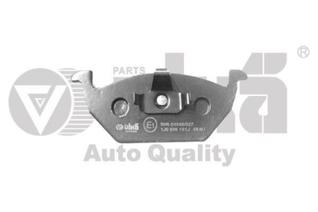 Колодки тормозные передние Skoda Fabia (00-10),Octavia (97-11)/VW Golf (98-01)/Seat Ibiza (06-10),Leon (00-06),Toledo (99-04) VIKA 66980008701