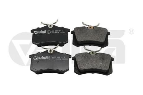 Колодки гальмівні задні без датчика Audi A4 (01-09),A6 (00-05) VIKA 66981100701