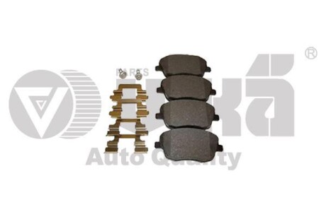 Колодки тормозные передние без датчика Skoda Fabia (00-10),VW Polo (02-10)/Seat Ibiza (02-10) VIKA 66981104301