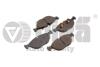 Колодки тормозные передние VW Passat (01-05) VIKA 66981107201 (фото 1)