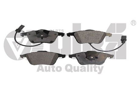 Колодки тормозные передние с датчиком износа VW Golf (06-09),Jetta (06-11),Passat (06-11),Audi A3 (04-13),A6 (09-11) VIKA 66981693801