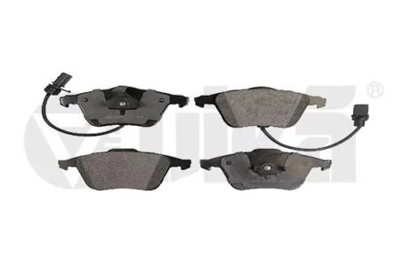 Колодки тормозные передние с датчиком износа VW Golf (06-09),Jetta (06-11),Passat (06-11),Audi A3 (04-13),A6 (09-11) VIKA 66981693801