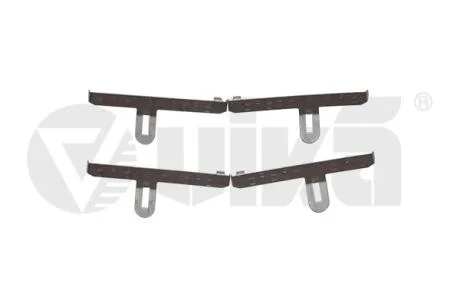 Комплект пружинних фіксаторів гальмівних колодок (4шт) VW Golf (76-99),Passat (73-93),Polo (81-01) vika VIKA 86150150501