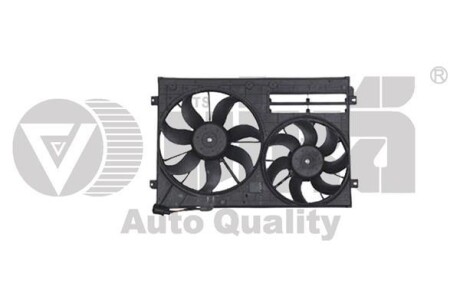 Вентилятор радіатора з рамкою комплект Audi A3 (04-07) VIKA 89981482101