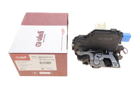 Замок двери передней правой Skoda Fabia (00-08)/VW Polo (02-10),T5 (03-06) VIKA 98370757101