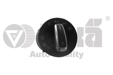 Перемикач освітлення (хром) VW Caddy (04-08), Golf (04-09), Jetta (06-08), Passat (06-08) VIKA 99410745201