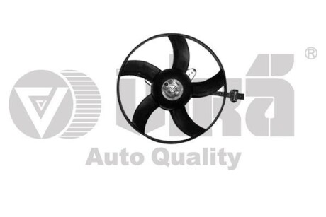 Вентилятор радиатора 100W Skoda Fabia (00-04,05-14), Rapid (13-)/VW Polo (02-)/Seat Ibiza (02-05,06-12,13-), Toledo (13-) VIKA 99590015501