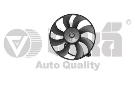 Вентилятор радиатора 100W Skoda Fabia (00-04,05-10), Roomster (06-10)/VW Polo (02-10)/Seat Ibiza (02-05,06-10) VIKA 99590015601