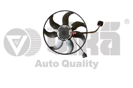 Вентилятор радиатора 220W Skoda Fabia (11-15), Octavia (04-13)/VW Caddy (04-16), Golf (04-16), Jetta (06-15), Passat (06-15) VIKA 99590579501