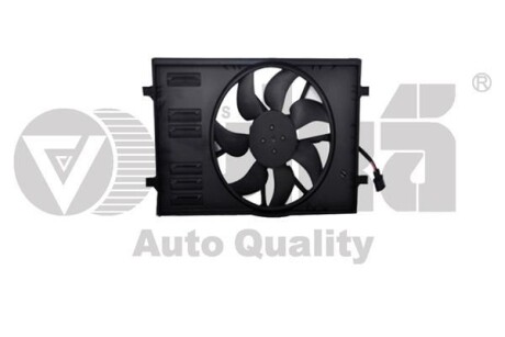 Вентилятор радиатора 400W Skoda Octavia (13-17)/VW Golf (14-17)/Audi A3 (13-16)/Seat Leon (13-16) VIKA 99591779301