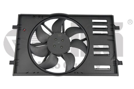 Вентилятор радиатора 400W c диффузором Skoda Superb (15-)/VW Golf (13-17), Passat (15-)/Audi A3 (13-16)/Seat Leon (13-17) VIKA 99591784601