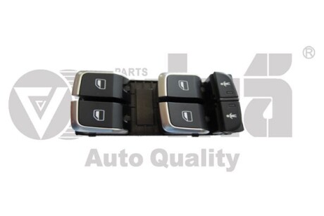 Блок управления стеклоподъемниками (хром) Audi A6 (10-15),A7 (10-18),Q3 (11-) VIKA 99591802301