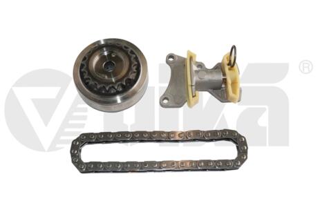 Ремкомплект ланцюга приводу ГРМ Skoda Octavia/VW Golf, Jetta, Passat, Polo/Audi/Seat 2.0 (03-) VIKA K11790101