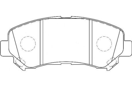 Гальмівні колодки дискові WAGNER WBP24632A (фото 1)