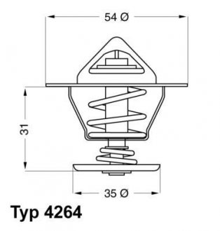 Термостат WAHLER 4264.84D