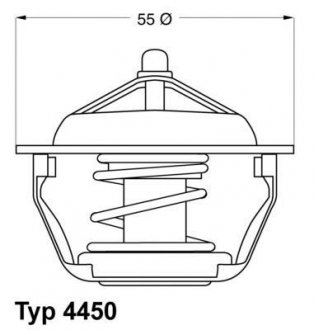 Термостат WAHLER 4450.83D