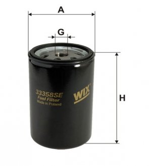 Фільтр топл. MAN (Truck) (вир-во WIX-Filtron) /PP845/2 WIX FILTERS 33358SE