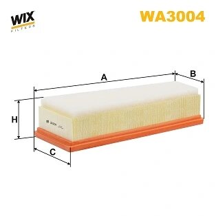 ФІЛЬТР ПОВІТРЯ WIX FILTERS WA3004