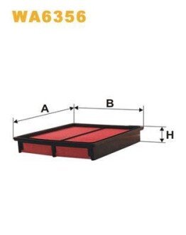 Фільтр повітряний WIX FILTERS WA6356