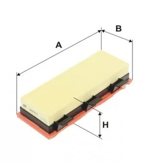 Фільтр повітряний RENAULT (пр-во WIX-Filtron) /AP185 WIX FILTERS WA6375