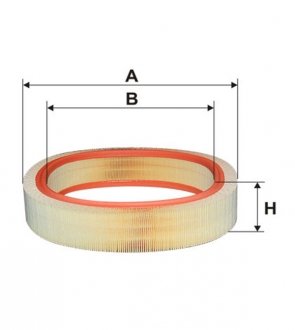 Фільтр повітряний MB 124 (вир-во Wix-Filtron) AR037/ WIX FILTERS WA6379