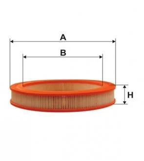Фільтр повітряний HONDA Civic (WIX-Filtron) /AR278 WIX FILTERS WA6458