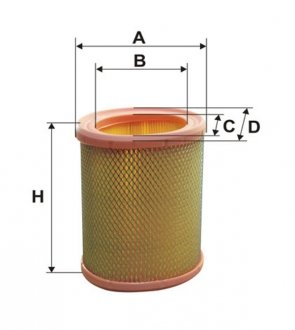 Фільтр повітряний CITROEN, PEUGEOT (вир-во) /AE311 WIX FILTERS WA6485 (фото 1)